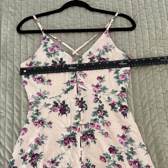 Abercrombie & Fitch Floral Button-Front Spaghetti Strap Mini Dress – XS - Picture 5 of 7